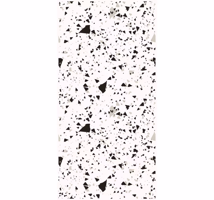 Papel tapiz textura terrazzo gris blanco y negro - TenVinilo