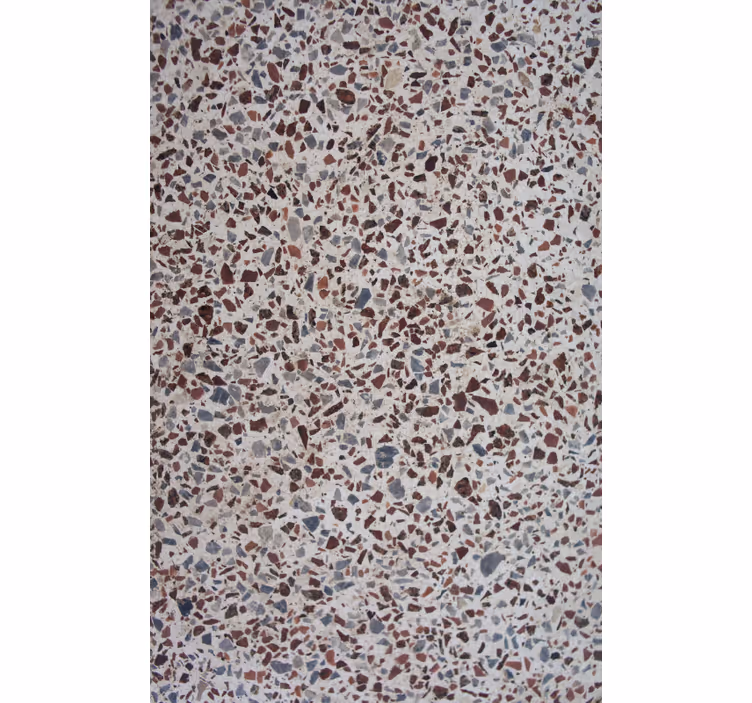 Papel tapiz textura terrazzo gris - TenVinilo