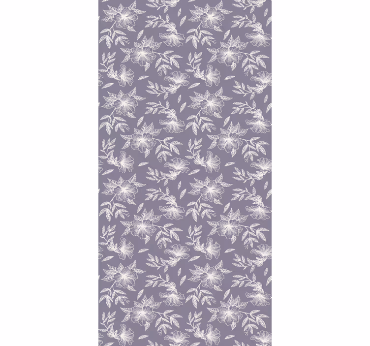 Papel tapiz textura floral lila - TenVinilo