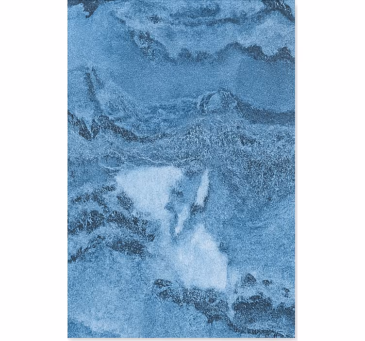 Papel tapiz mármol textura azul profunda - TenVinilo