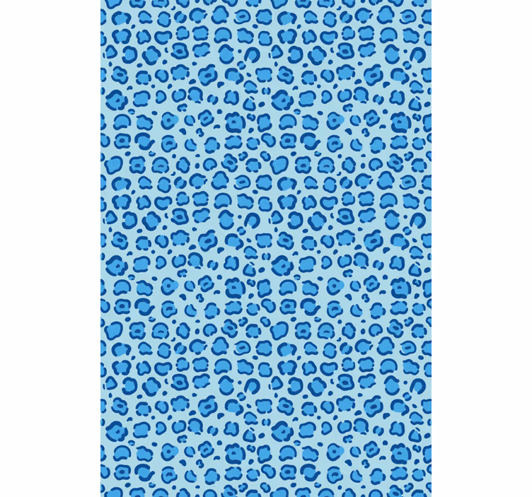 Papel tapiz infantil patrón de puntos azules - TenVinilo