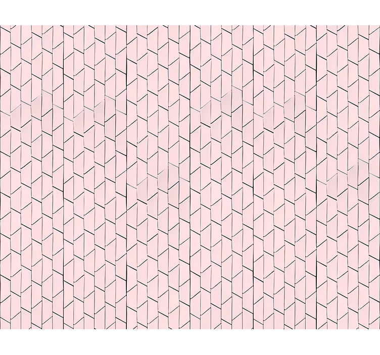 Papel tapiz textura diseño geométrico rosa - TenVinilo