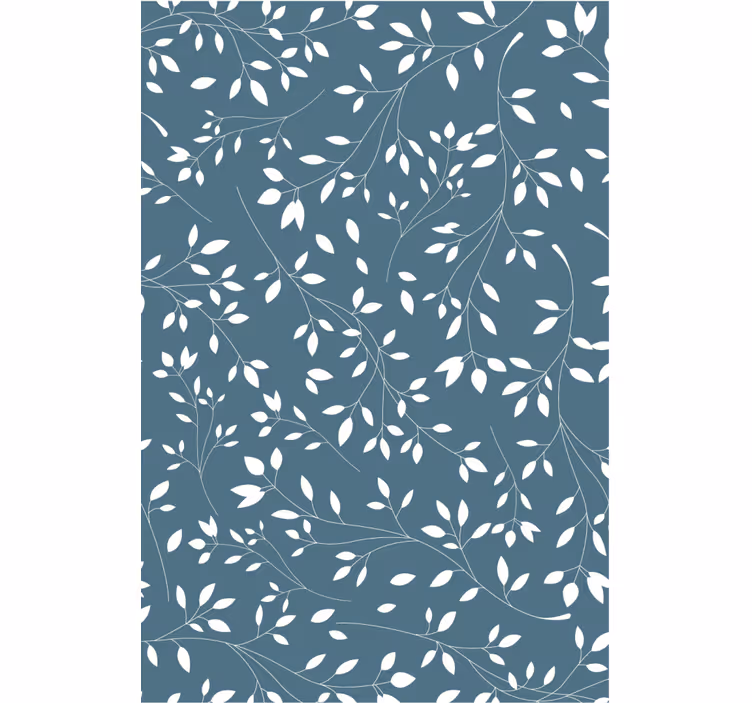 Papel tapiz para sala patrón de hojas exuberantes - TenVinilo
