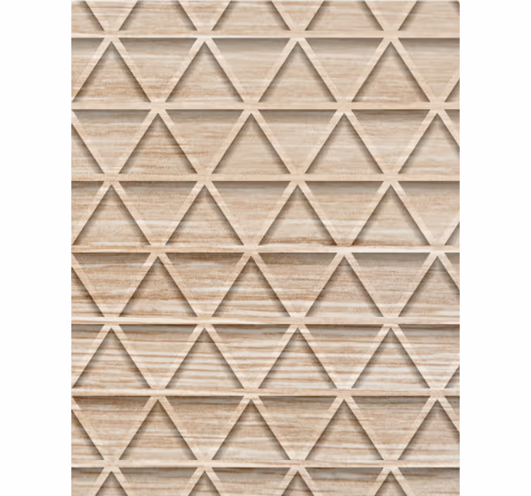 Papel tapiz para sala con diseño geométrico - TenVinilo