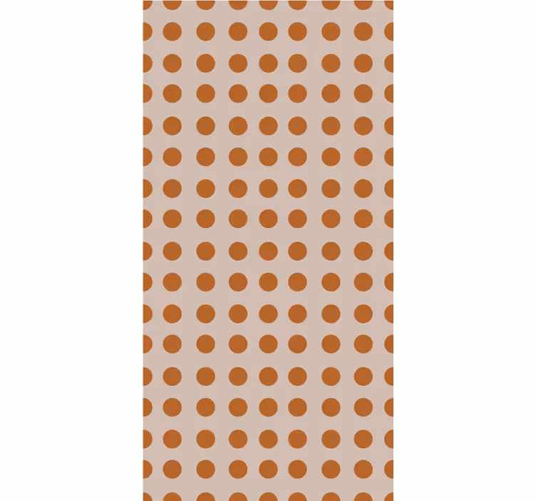 Papel tapiz moderno con lunares marrones - TenVinilo