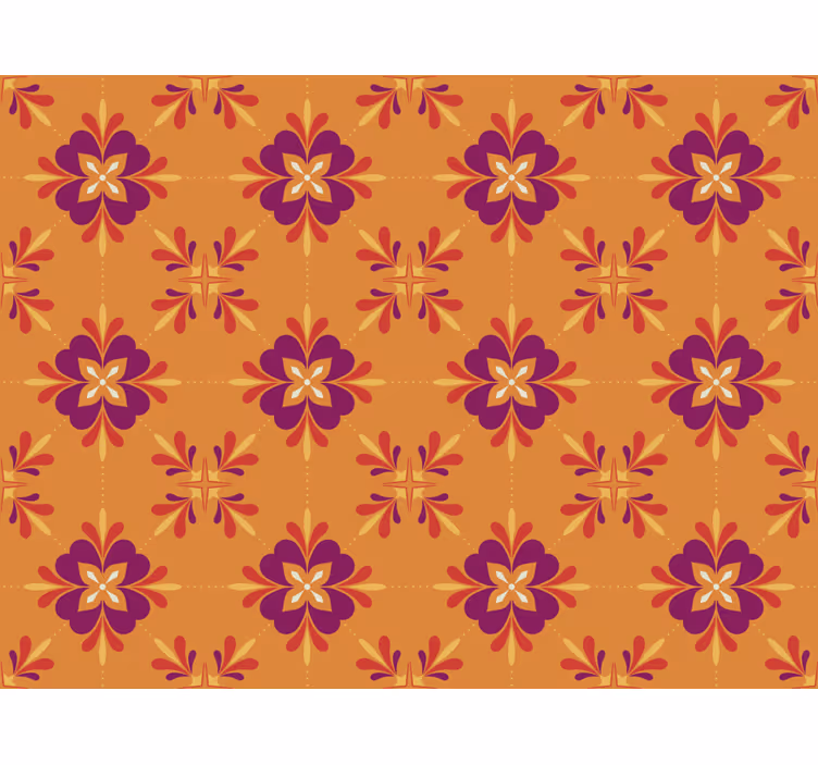Papel tapiz cocina azulejos coloridos - TenVinilo