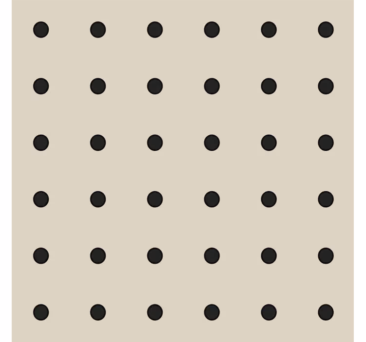 Papel tapiz cocina beige con puntos decorativos - TenVinilo