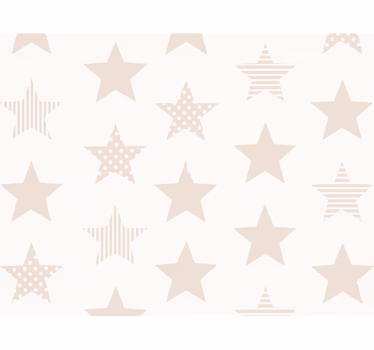 Papel tapiz infantil patrón de estrellas para niños - TenVinilo