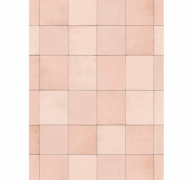 Papel tapiz cocina patrón de azulejos rosa - TenVinilo