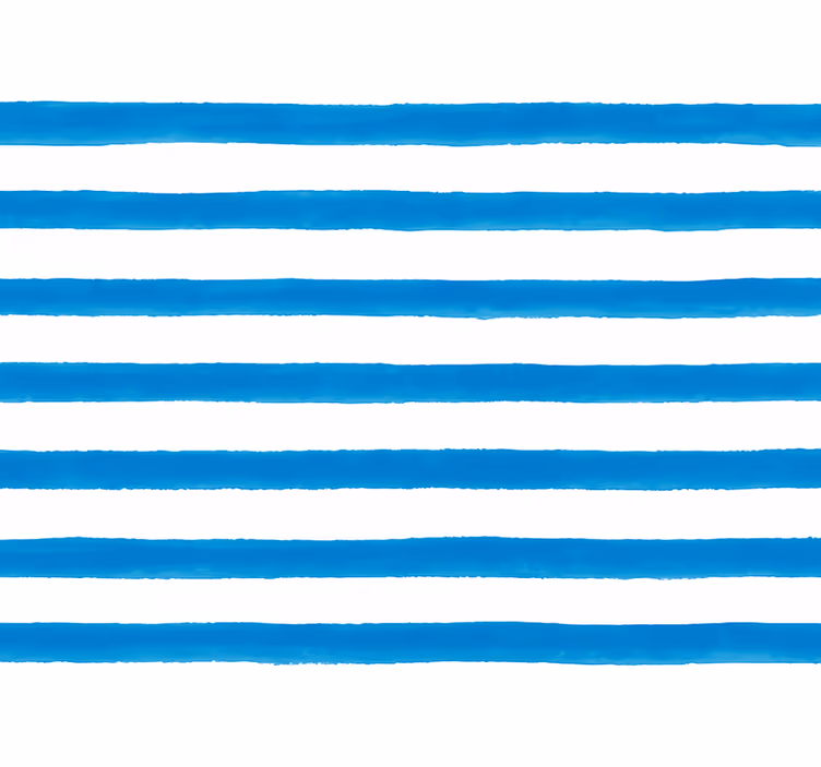 Papel tapiz rayas horizontales barras acuarela azul - TenVinilo