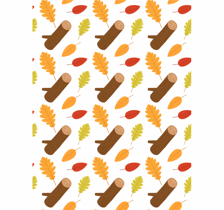 Papel tapiz floral árboles diferentes multicolor - TenVinilo