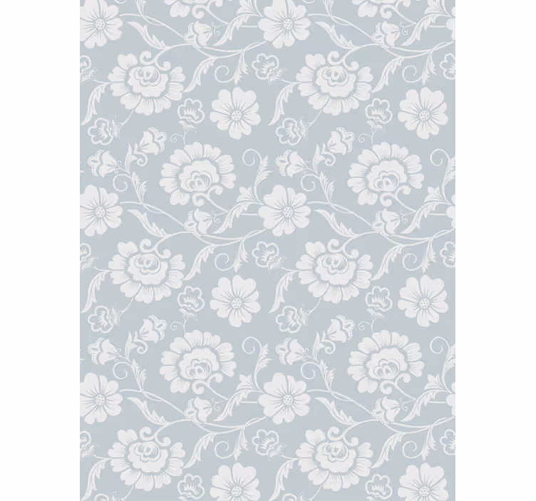 Papel tapiz floral estilo vintage romántico - TenVinilo