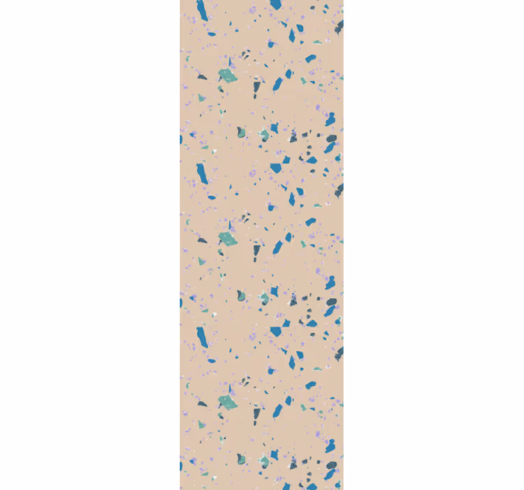 Papel tapiz para recámara piedra terrazzo colorido - TenVinilo