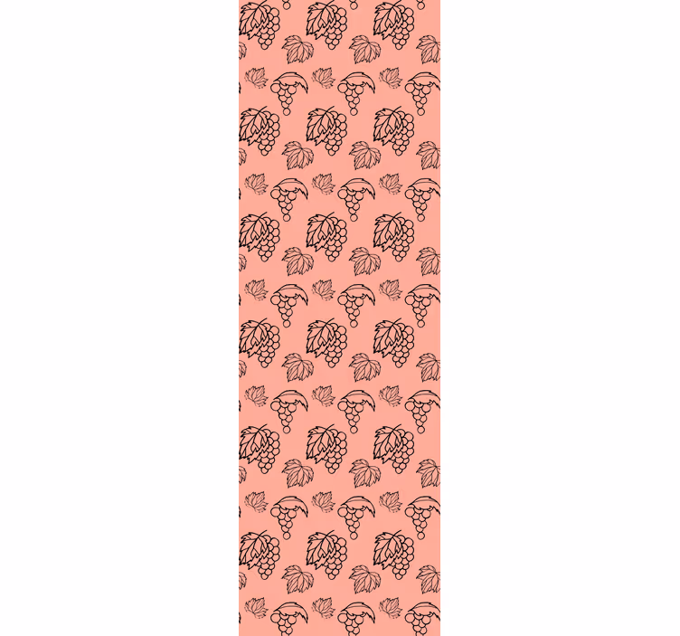 Papel tapiz para recámara diseño uvas rosas africanas - TenVinilo