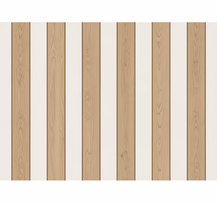 Papel tapiz rayas verticales panel óptico de madera - TenVinilo