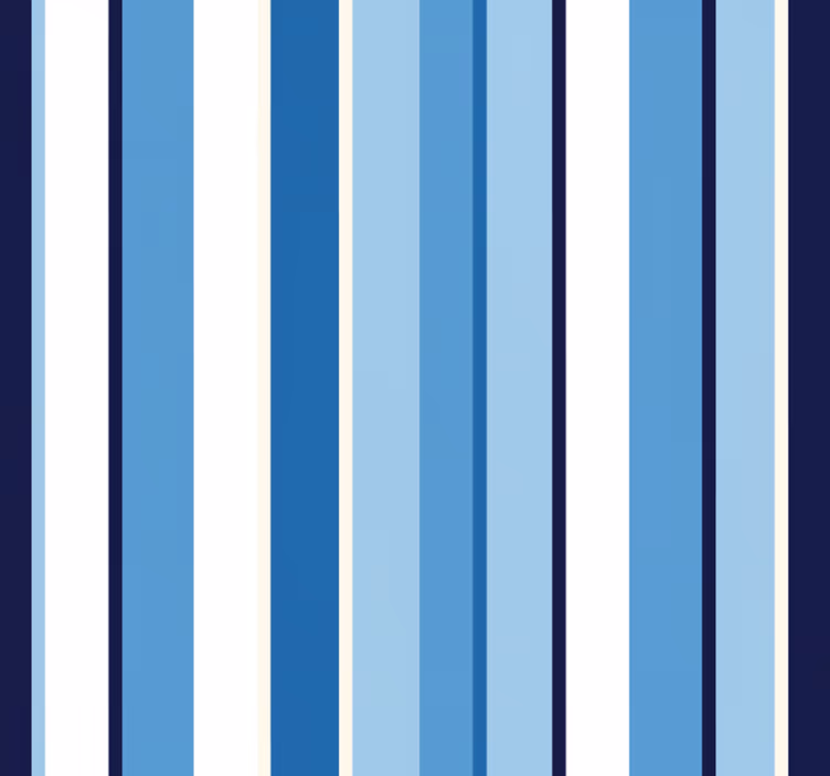 Papel tapiz rayas verticales azul claro y oscuro - TenVinilo