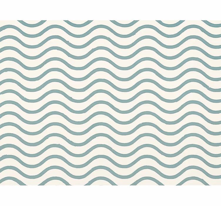 Papel tapiz geométrico olas de píxeles en verde apagado - TenVinilo