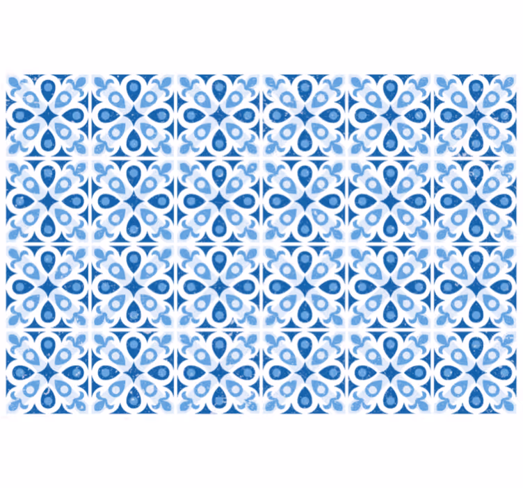 Papel tapiz azul azul waterhouse - TenVinilo
