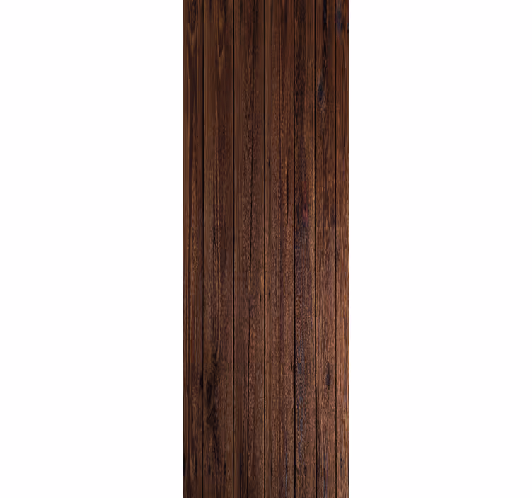 Papel tapiz marrón tablones de madera rústica oscura - TenVinilo
