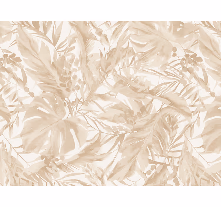 Papel tapiz paisaje motivo de palmeras - TenVinilo