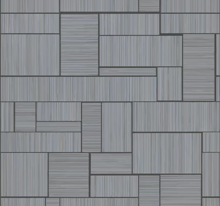 Papel pintado piedra construcción geométrica - TenVinilo