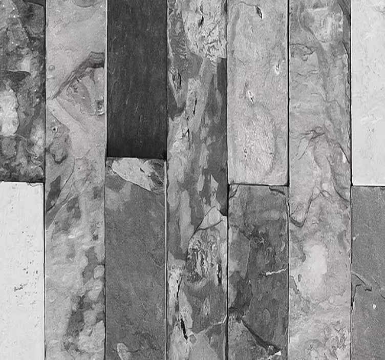 Papel pintado ladrillo tonos grises - TenVinilo