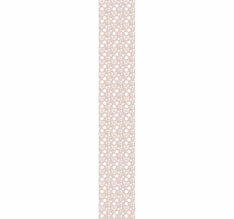 Papel pintado beige floral - TenVinilo