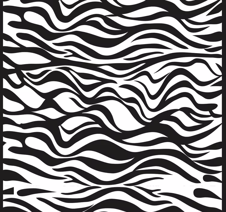 Papel tapiz cebra patrón de rayas de cebra - TenVinilo