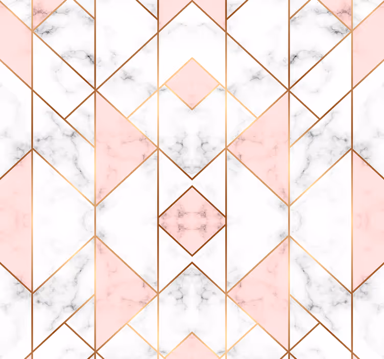 Papel tapiz geométrico elegancia geométrica del mármol - TenVinilo