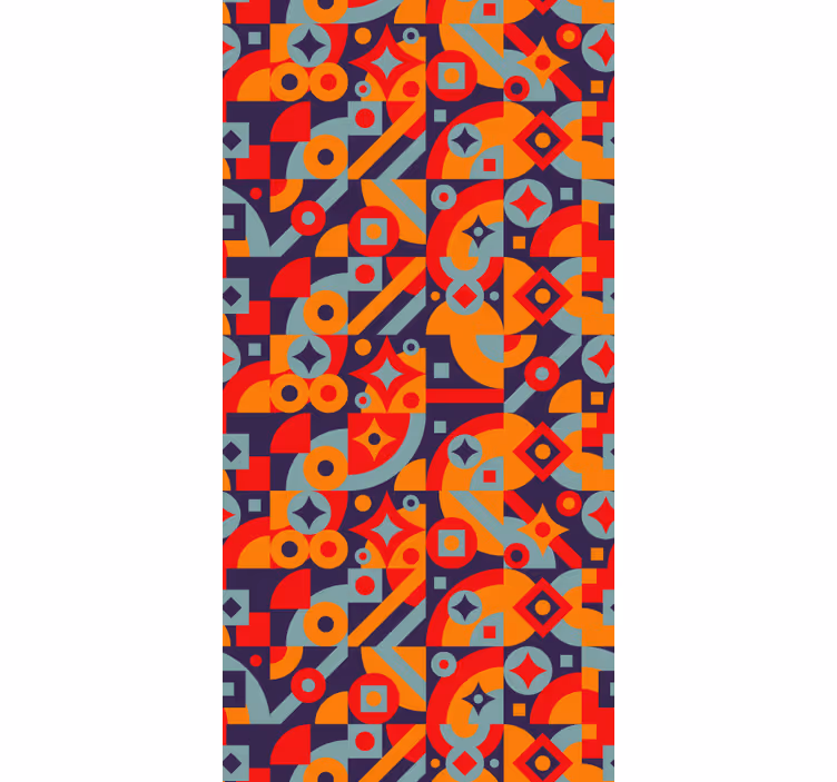 Papel pintado abstracto Diseño colorido - TenVinilo