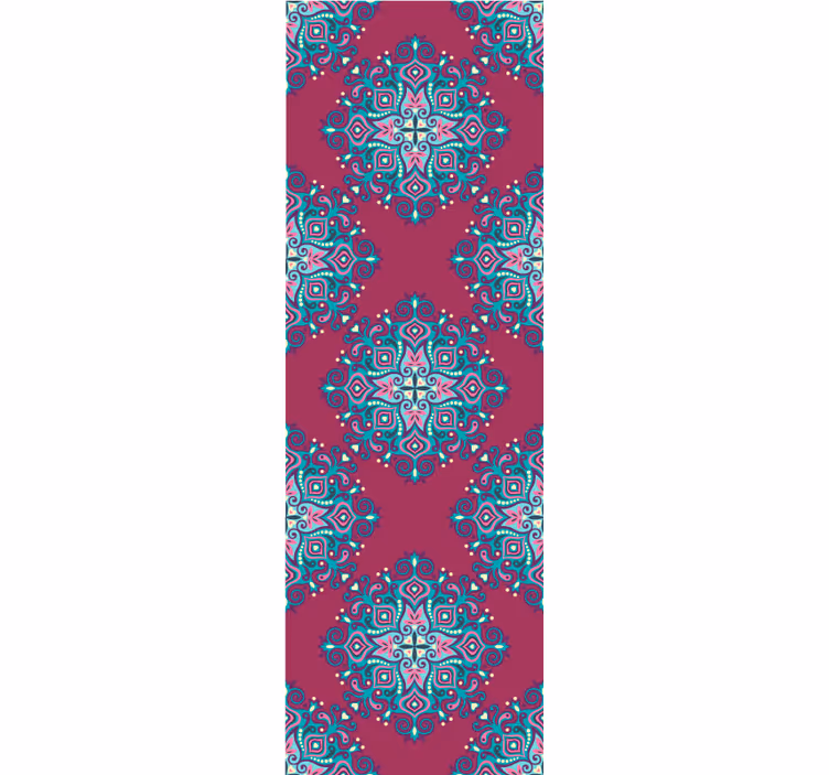 Papel tapiz ornamental patrón de mandala - TenVinilo
