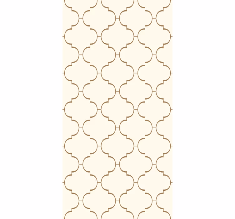 Papel tapiz ornamental enrejado adornado - TenVinilo
