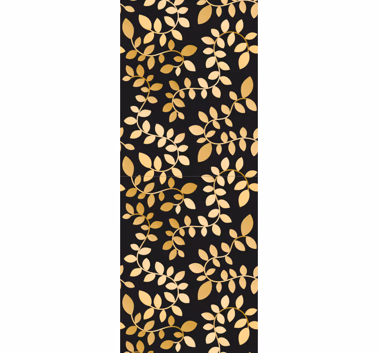 Papel tapiz hojas elegancia frondosa - TenVinilo