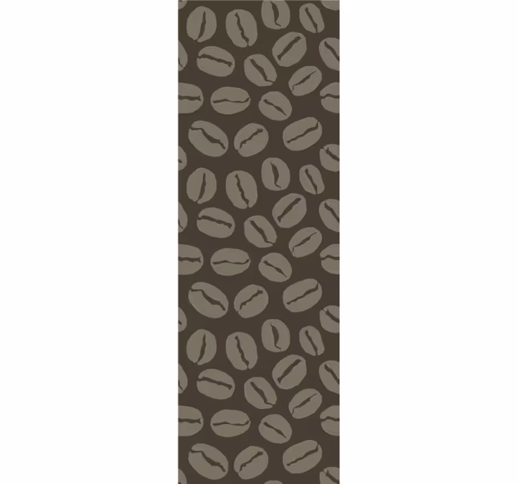 Papel pintado cocina Granos de cafe oscuro - TenVinilo