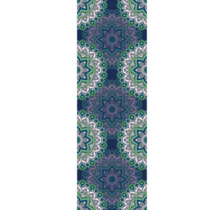Papel tapiz ornamental ornamentación mandala - TenVinilo