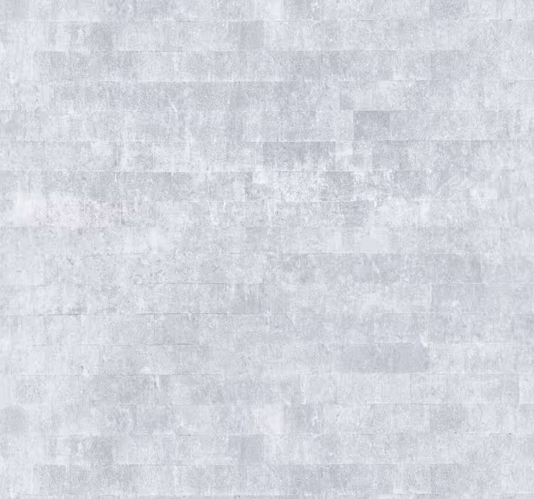 Papel pintado ladrillos Patrón de ladrillo gris desgastado por la - TenVinilo