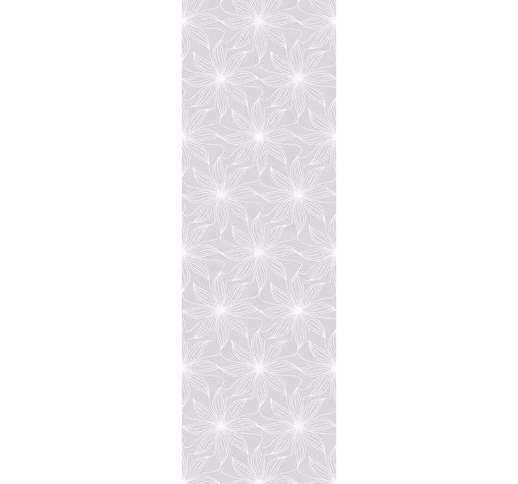 Papel pintado floral Elegantes flores grandes - TenVinilo