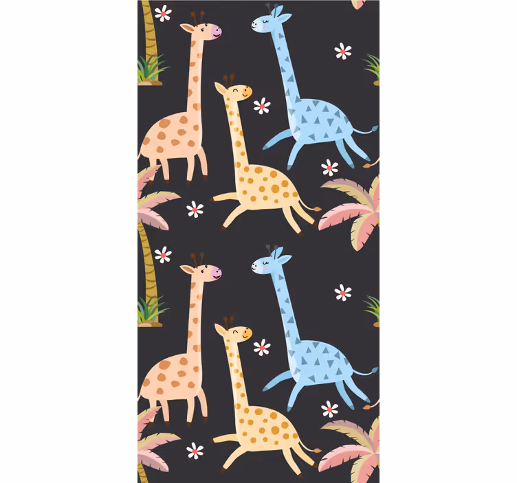 Papel tapiz animales escenario de fauna de safari - TenVinilo