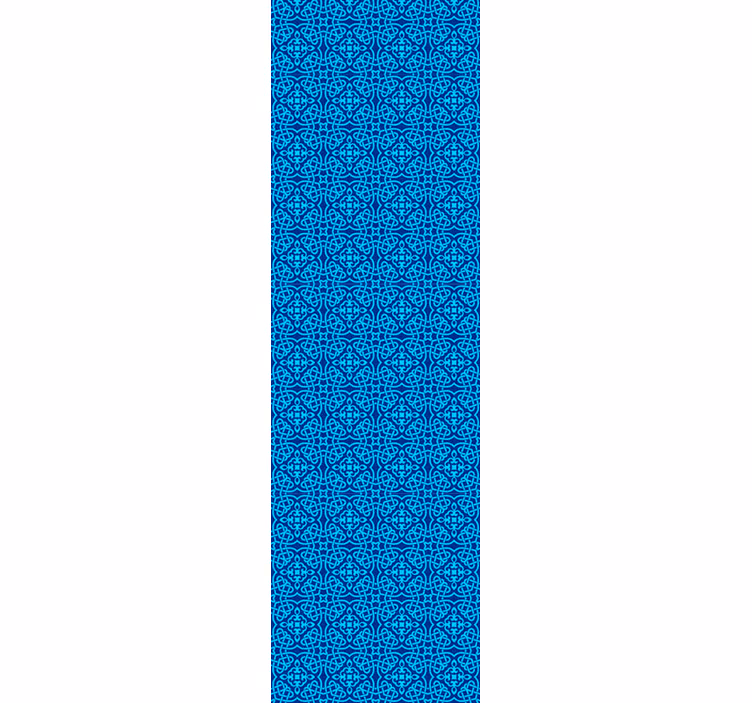 Papel tapiz ornamental patrón geométrico intrincado - TenVinilo