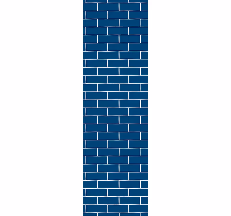 Papel pintado ladrillos Ladrillo azul - TenVinilo