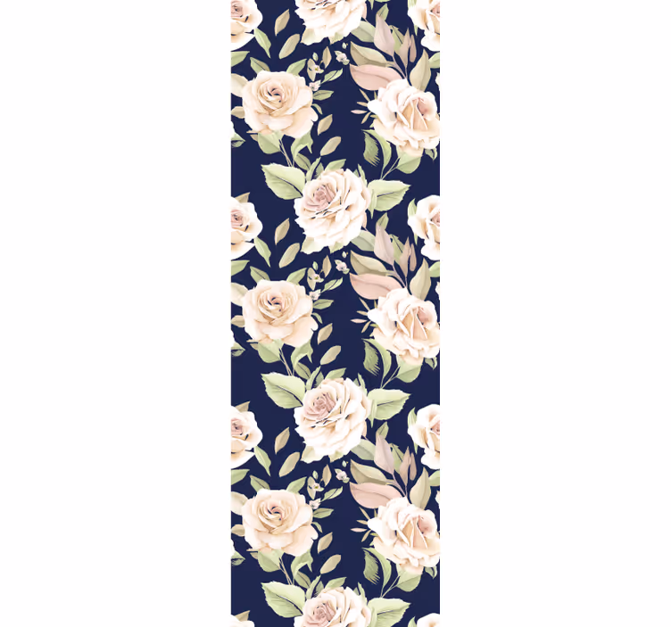 Papel tapiz floral composición floral elegante - TenVinilo