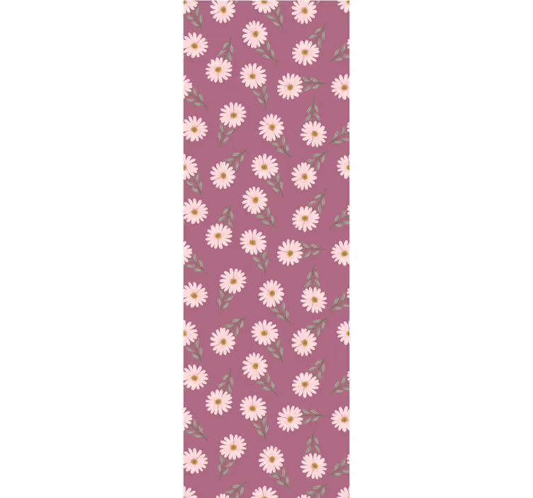 Papel tapiz flores ambiente floral - TenVinilo