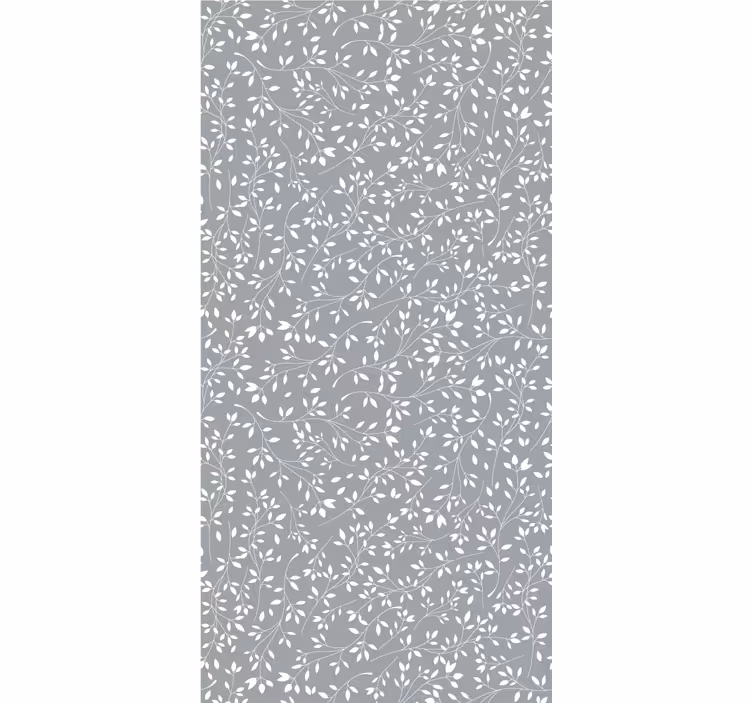 Papel tapiz hojas silueta frondosa - TenVinilo