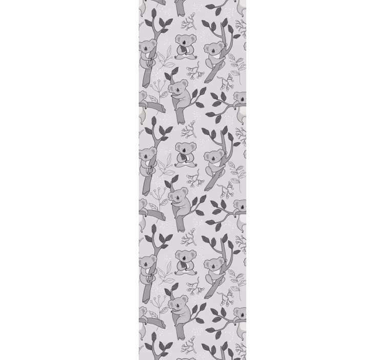 Papel tapiz animales patrones de koala - TenVinilo