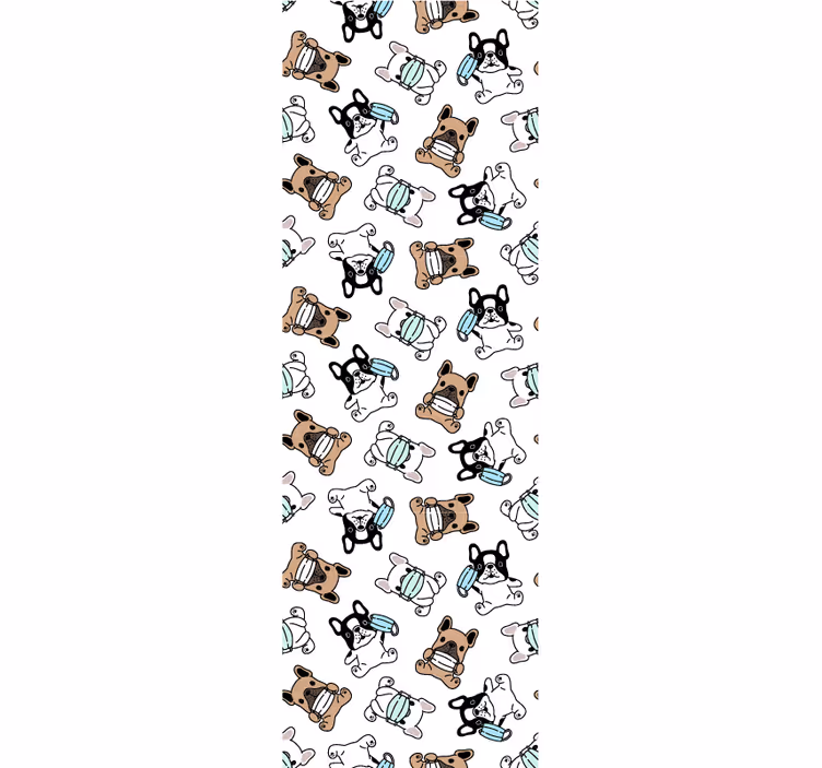 Papel tapiz perros patinadores caninos - TenVinilo