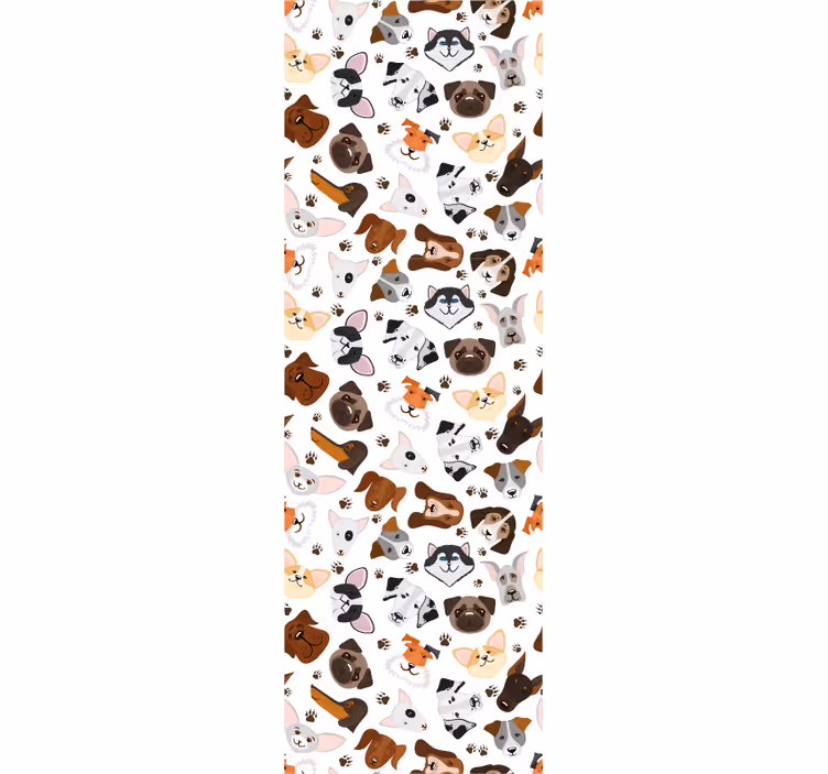 Papel tapiz perros colección canina - TenVinilo