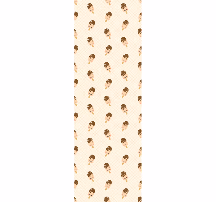 Papel tapiz bebé adorables conos de helado - TenVinilo