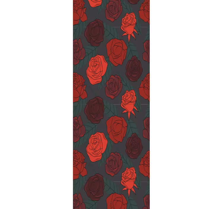 Papel tapiz flores elegancia rosada - TenVinilo