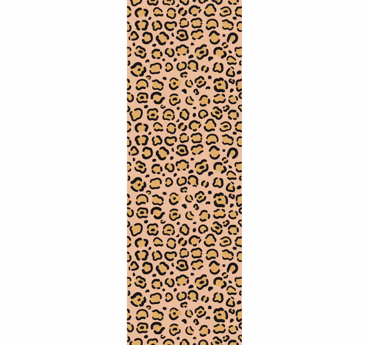 Papel pintado infantil Estampado de leopardo en color pastel - TenVinilo