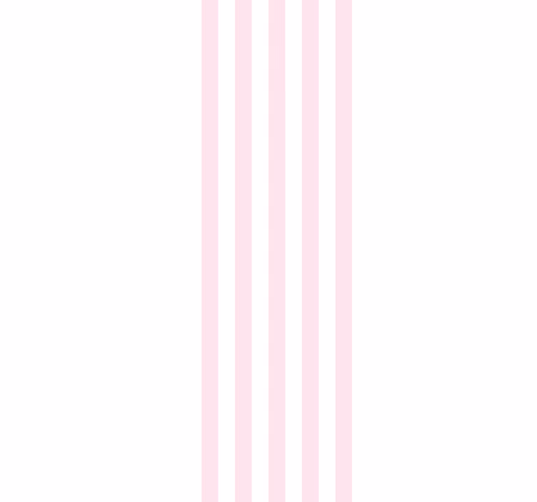 Papel pintado rayas verticales Rosa nórdico y blanco - TenVinilo